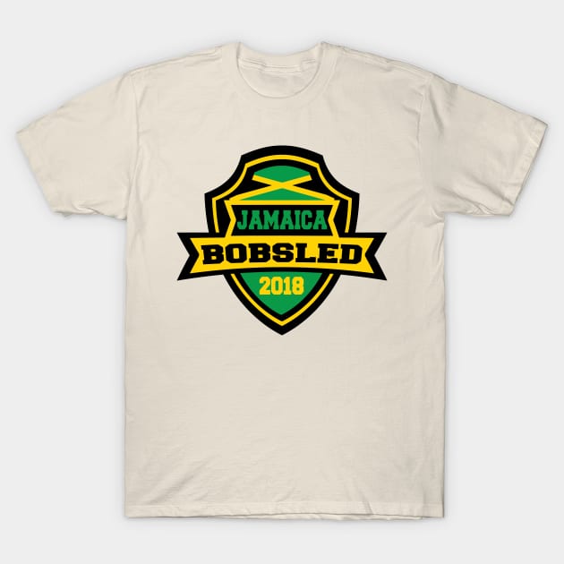 Jamaica Bobsled Team Pyeongchang 2018 T-Shirt by pralonhitam